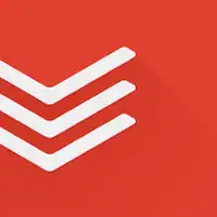 A modern logo featuring three white horizontal lines on a red background, representing organization and progress.